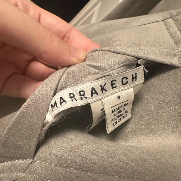 Anthropologie Marrakech Reversible Faux Fur/Suede Moto Jacket - Picture 9 of 10